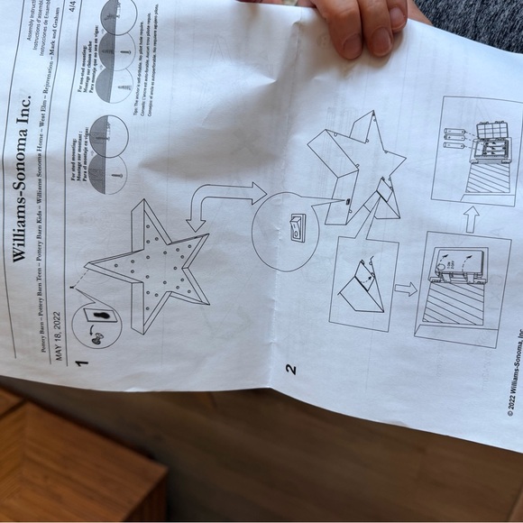 Pottery Barn Galvanized Metal Star Light size small - Picture 7 of 8